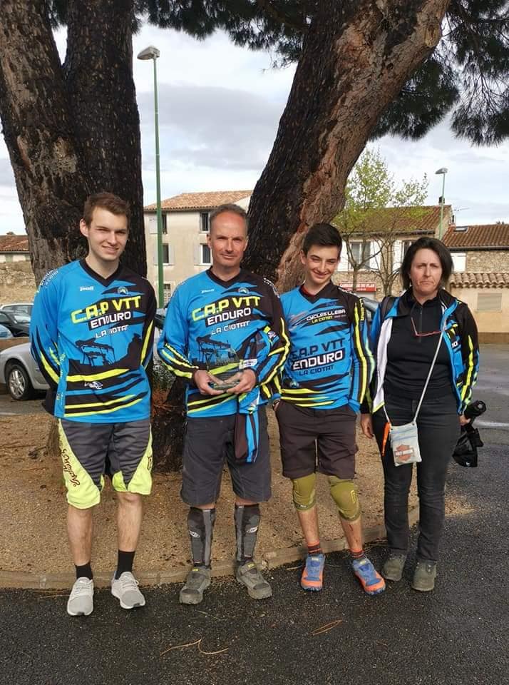 L'�quipe CAP VTT au Plan